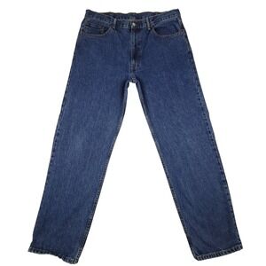 Levis 550 Jeans Mens 38 x 34 Measures 37 x‎ 33 Blue 100% Cotton Relaxed Fit